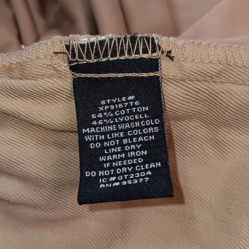 Sanctuary Women's super high-rise pants, straight leg, sz L, lyocell, pull-on. - Picture 14 of 16